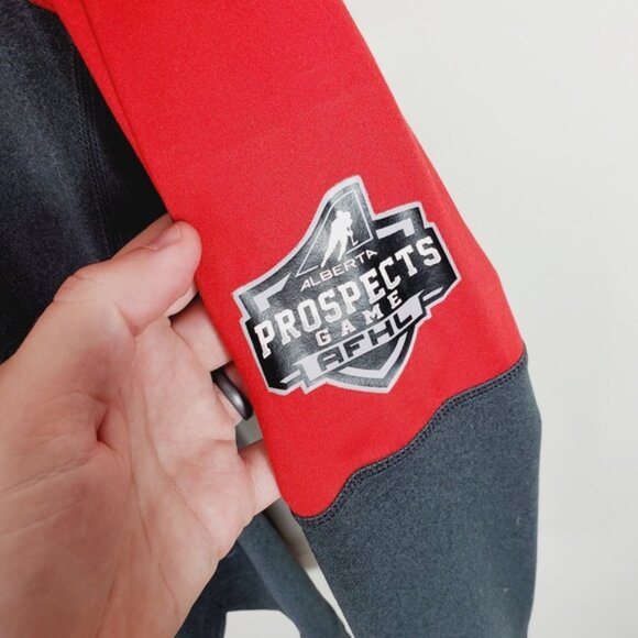 CCM Hockey AFHL Sports Outdoor Men's Quarter Zip Pullover Sweater M - Picture 2 of 8